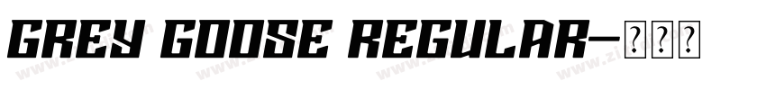 Grey Goose Regular字体转换